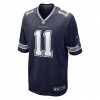 Maillot Homme Dallas Cowboys Micah Parsons 11 Nike Bleu Marine 2021 NFL Draft